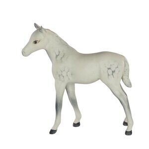 Beswick England Porcelain Thoroughbred Foal Figurine Matte Dapple Grey #1813